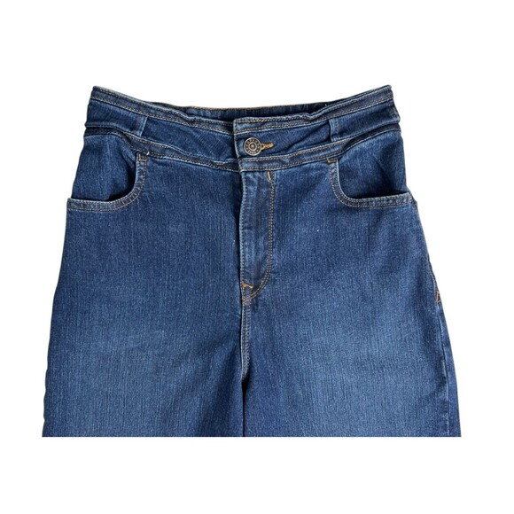 Express Wide Leg Super High Rise Jeans Women's Size 2r - No Belt - Retro 70s - Picture 4 of 13